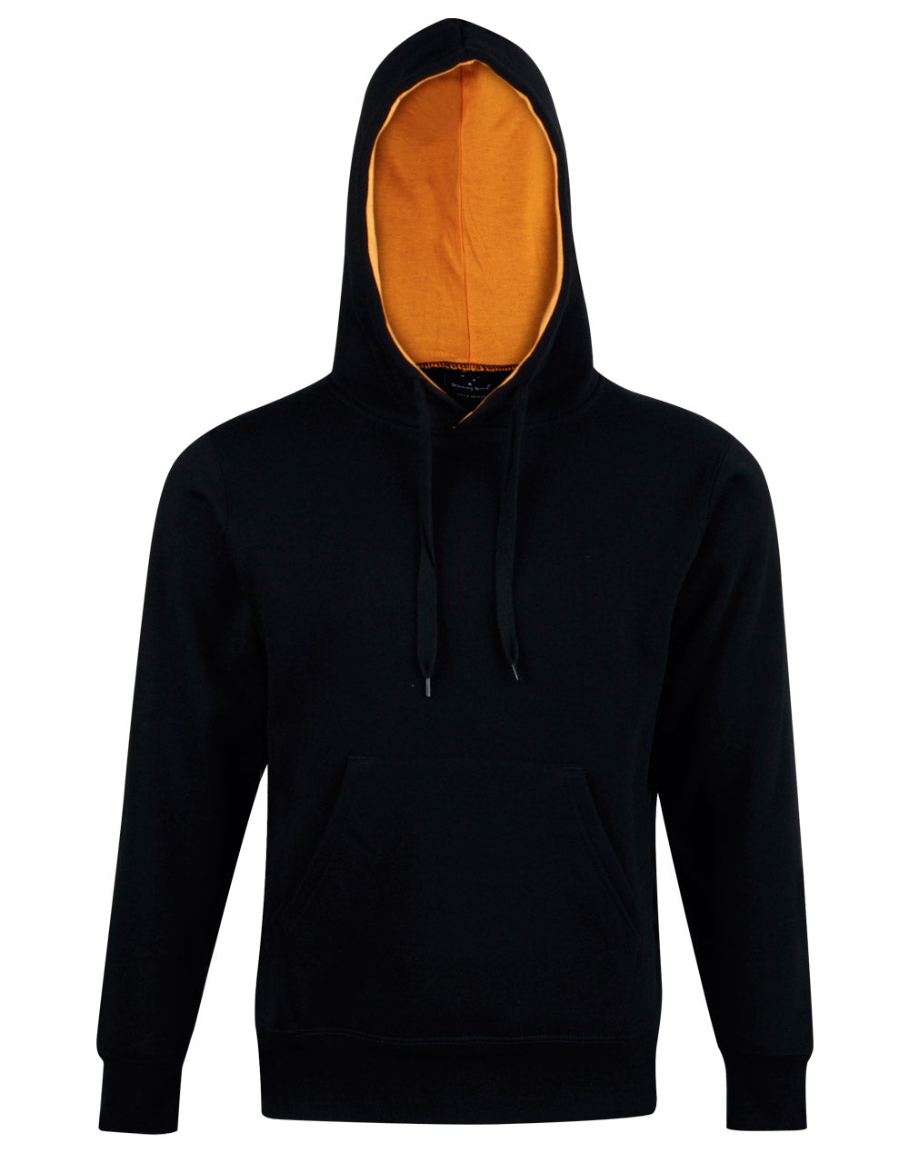 FL09 UNISEX PASSION FLEECE CONTRAST CLOSED-FRONT HOODIE