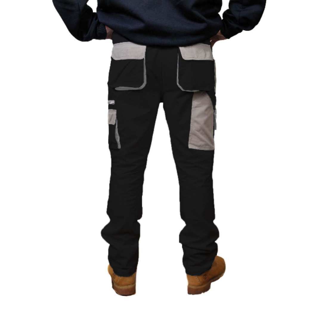 Mens Black Industry Cargo Trouser
