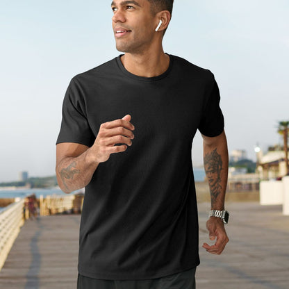 5 PACK | Mens Premium Crew Neck Tee: Black & White