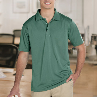 PS59 Bamboo Charcoal Short Sleeve Polo Shirt | Mens