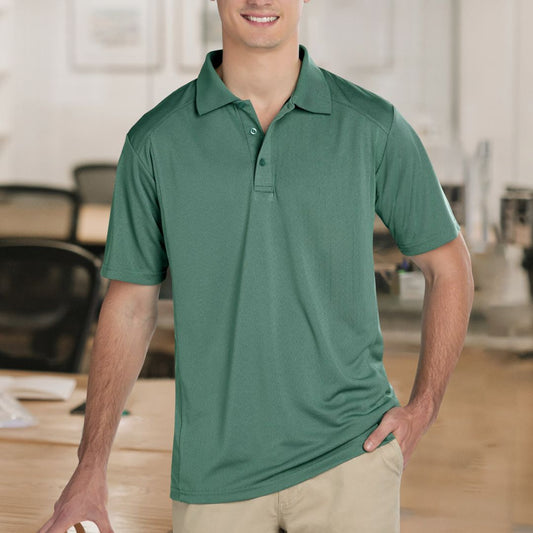 PS59 Bamboo Charcoal Short Sleeve Polo Shirt | Mens