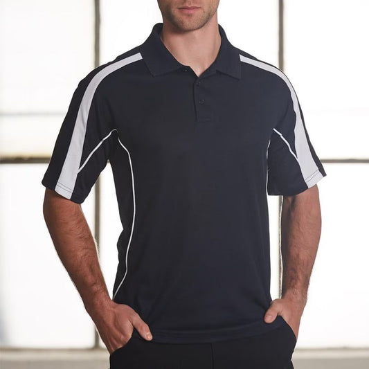 PS53 Mens TrueDry Contrast Sport Polo Shirt