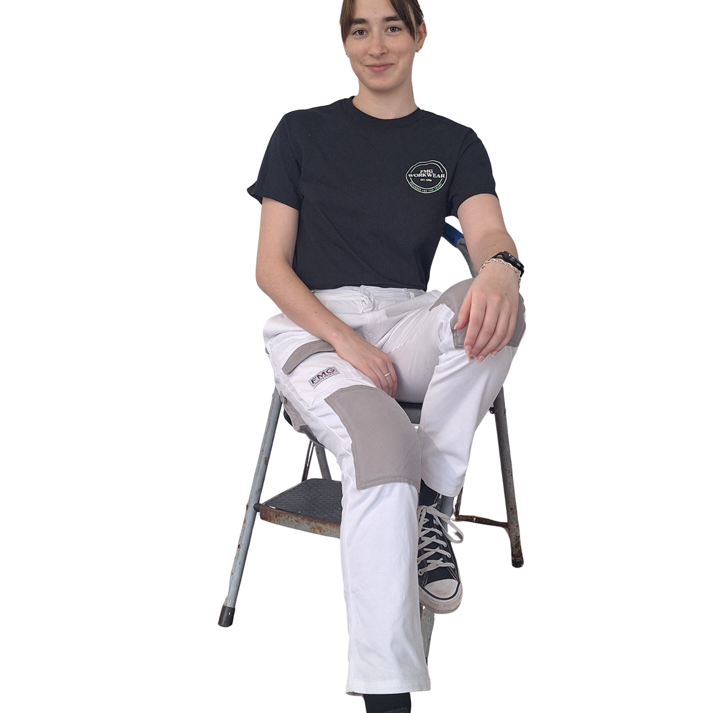 Womens Painters Cargo Pants with Kneepads