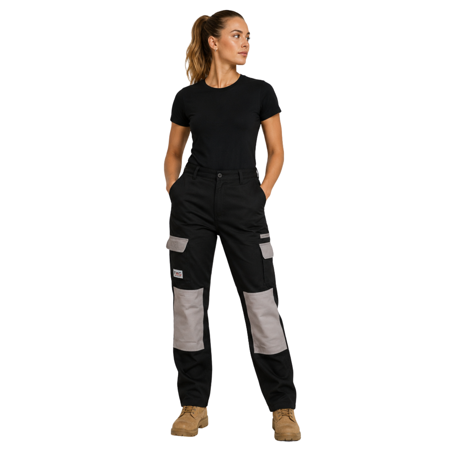 Womens Painters Cargo Pants with Kneepads