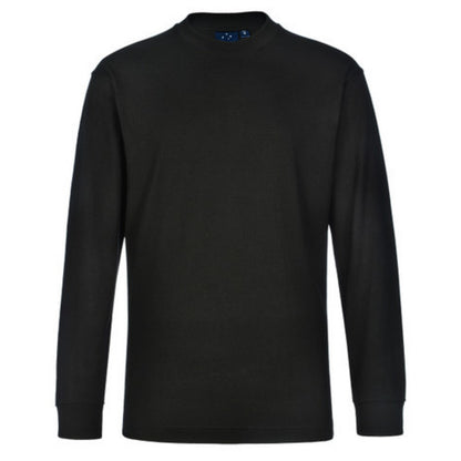 TS02 Mens Plain Cotton Jersey Long Sleeve Tshirt