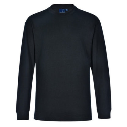 TS02 Mens Plain Cotton Jersey Long Sleeve Tshirt