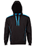 FL19 Unisex Contrast Fleece Hoodie Jumper