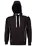 FL19 Unisex Contrast Fleece Hoodie Jumper