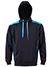 FL19 Unisex Contrast Fleece Hoodie Jumper