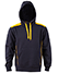 FL19 Unisex Contrast Fleece Hoodie Jumper