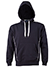 FL19 Unisex Contrast Fleece Hoodie Jumper