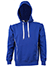 FL19 Unisex Contrast Fleece Hoodie Jumper