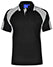 PS61  Mens CoolDry Contrast Short Sleeve Panels Polo Shirt