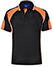 PS61  Mens CoolDry Contrast Short Sleeve Panels Polo Shirt