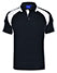 PS61  Mens CoolDry Contrast Short Sleeve Panels Polo Shirt
