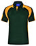 PS61  Mens CoolDry Contrast Short Sleeve Panels Polo Shirt