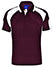 PS61  Mens CoolDry Contrast Short Sleeve Panels Polo Shirt