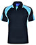 PS61  Mens CoolDry Contrast Short Sleeve Panels Polo Shirt