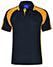 PS61  Mens CoolDry Contrast Short Sleeve Panels Polo Shirt