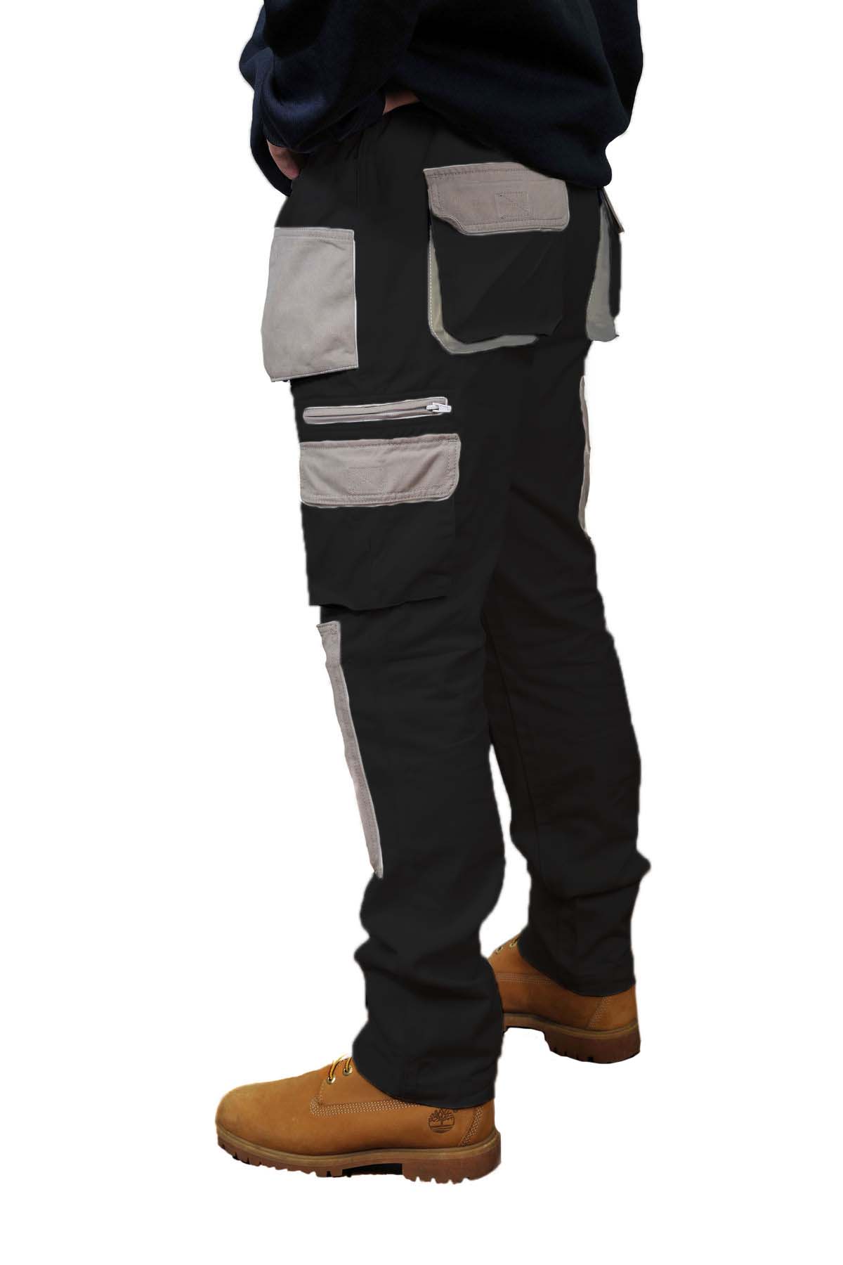 FMG - Black Industry Cargo Trouser