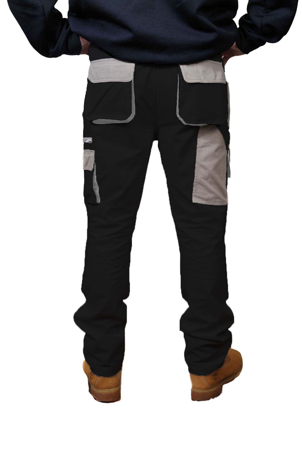FMG - Black Industry Cargo Trouser