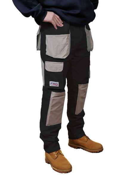 Men's Painters Cargo Trousers with Kneepads