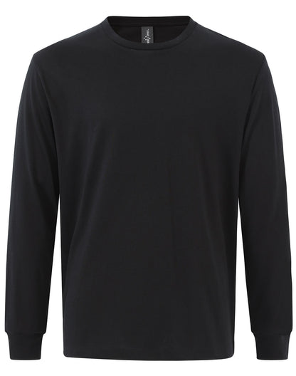 TS47 Mens Premium Cotton Face Jersey Long Sleeve T-Shirt