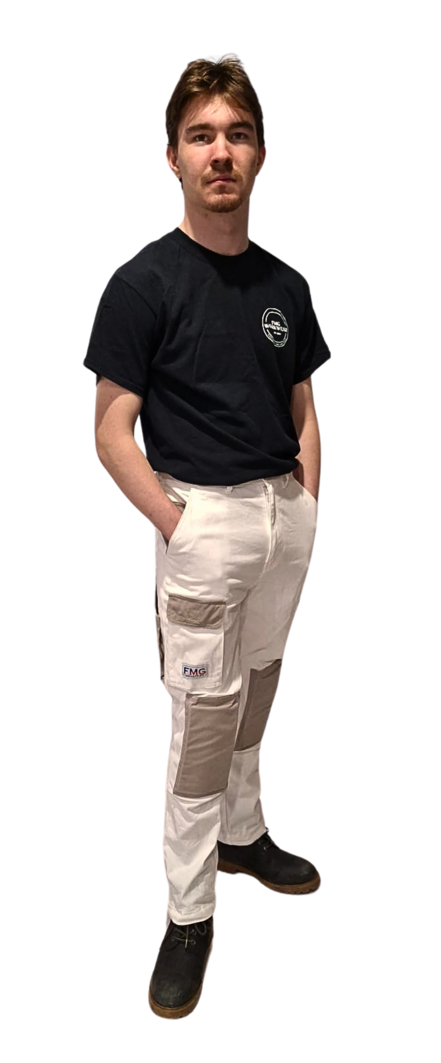 Men's Painters Cargo Trousers with Kneepads